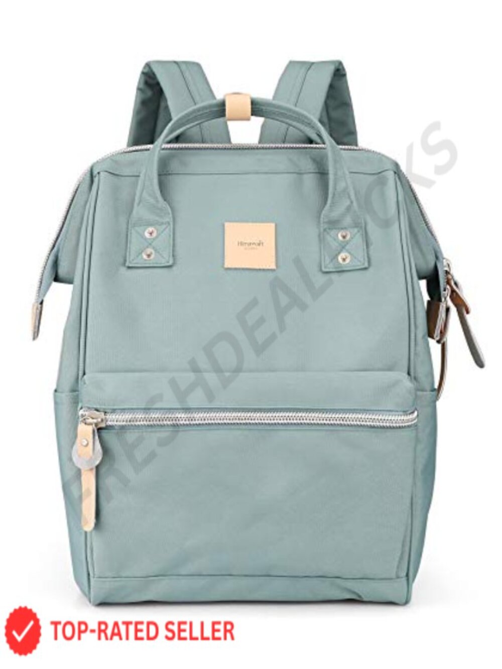 Laptop Backpack with USB Port Waterproof Canvas Unisex Travel College